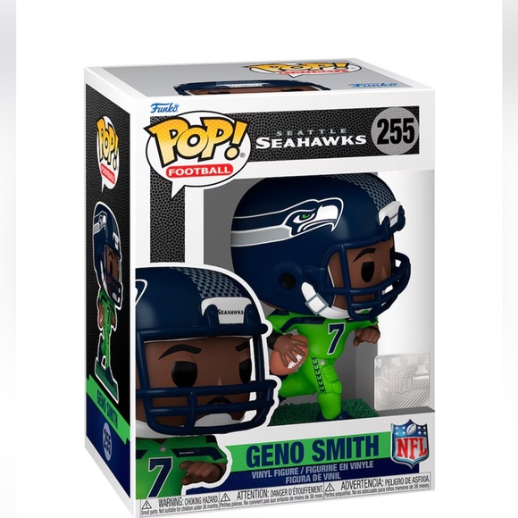 Geno Smith Seattle Seahawks #255‎ Funko Pop! Vinyl Figure - Picture 2 of 4